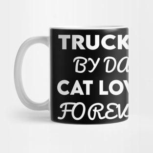 trucker cat Mug